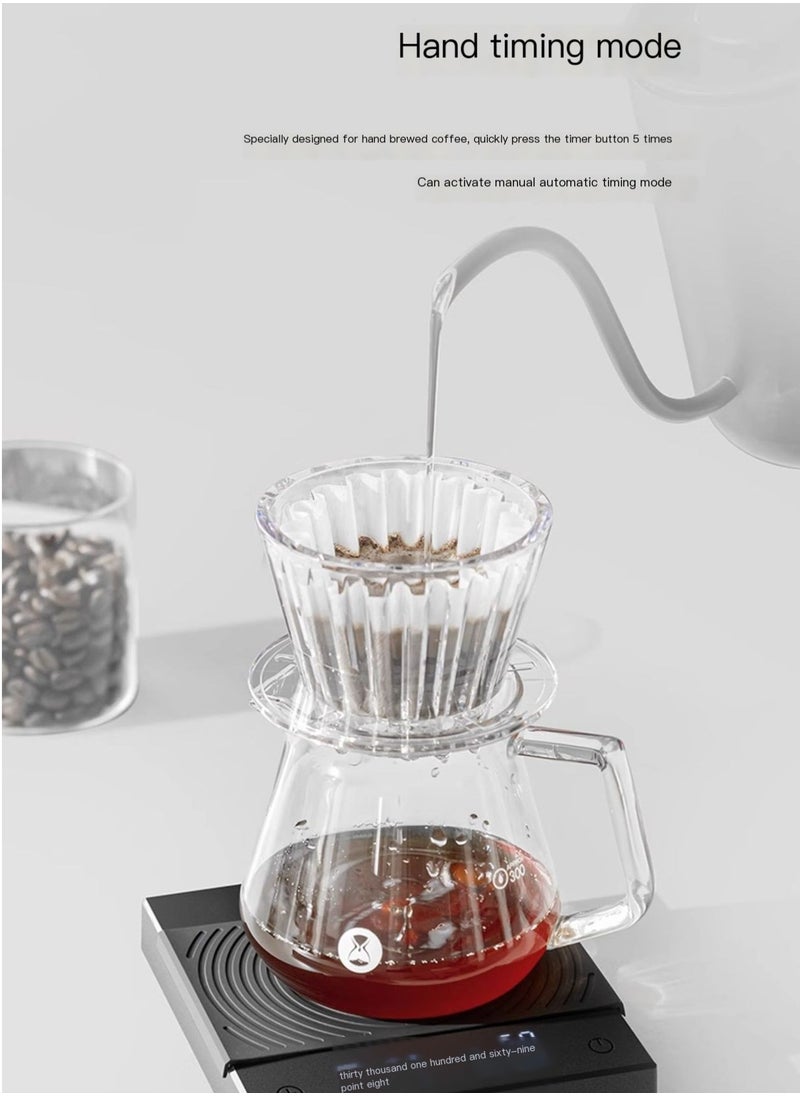 TIMEMORE - Black Mirror Basic Plus Digital Espresso Coffee Scale Kitchen Scale with Auto Timing - Image 1