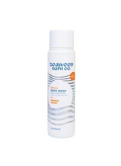 The Seaweed Bath Co. Seaweed Bath Co Detox Body Wash Orange Cedar Scent 12 Ounce Shower Gel for Men  Women Vegan Paraben Free Sulfate Free Cruelty Free 