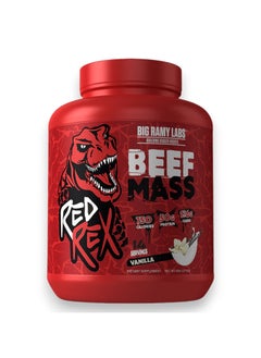 BIG RAMY LABS Red Rex Beef Mass, Vanilla Flavour, 6 LB 