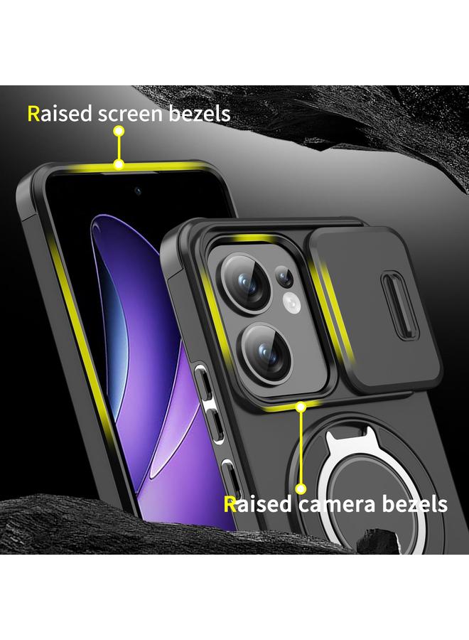 S-TOP Case For OPPO Reno13 F 5G Sliding Camshield Ring Holder Phone Case - Image 5