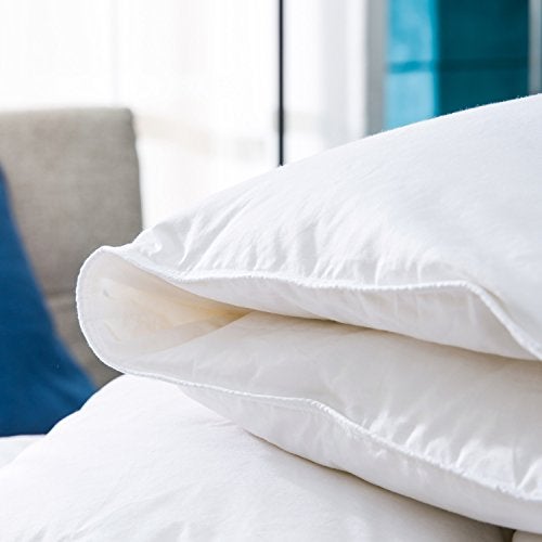 Globon Goose Down Comforter King Size,800 Fill Power All Seasons Luxury Duvet Insert, Ultra Soft 420 Thread Count Noiseless Shell, Medium Weight with 8 Corner Tabs, White - Image 4