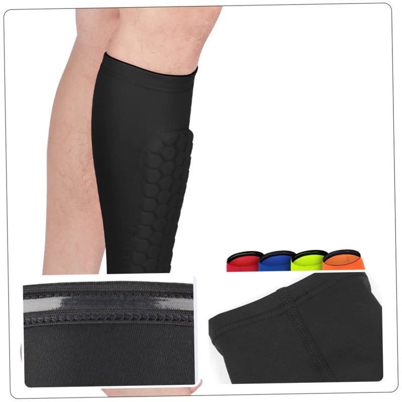 Honeycomb Calf Compression Sleeve for Men Breathable Support for Running Football Basketball Cycling - Image 3