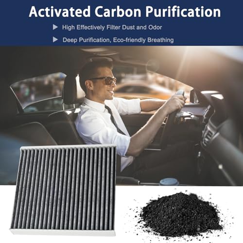 MOSELNY CF10285 Cabin Air Filter with Activated Carbon Replacement for Toyota, Lexus, Camry, Corolla,Scion, Subaru, Pontiac, Jaguar - 4Runner, Avalon, Highlander, ES300h, GS350 - Image 5