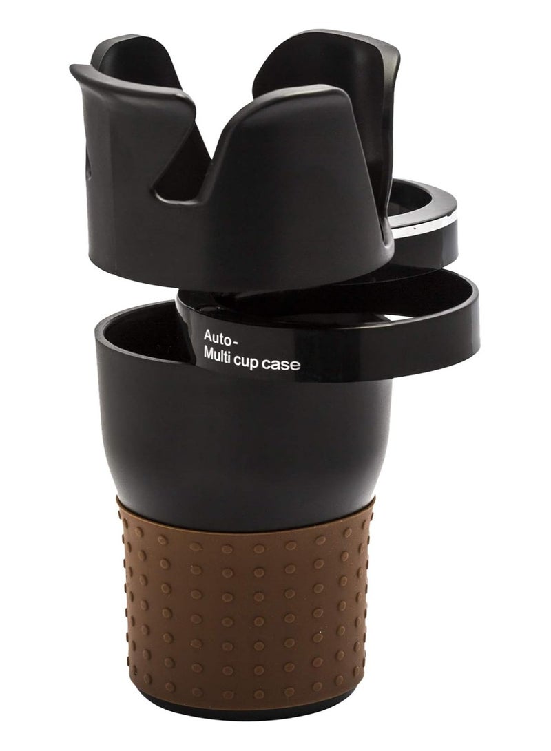 Raxoom 5 in 1 Car Cup Holder, Expander Adjustable Cup Holder Phone Mount Universal Insert Sundry Storage for Snack  - Image 1