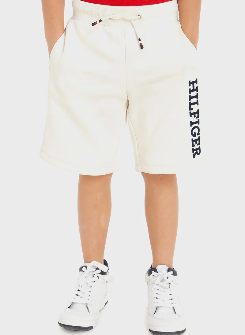 TOMMY HILFIGER Kids Side Logo Shorts