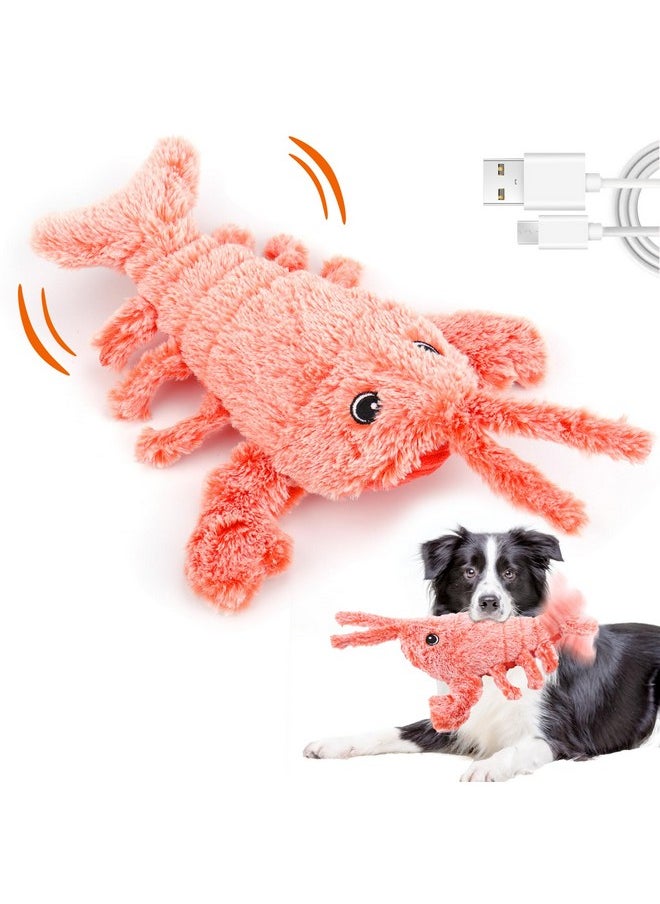 Mity Rain Mity rain Interactive Dog Toys - Wiggly Lobster for Small Medium Large Dogs, Moving Pet Toy to Keep Them Busy for Boredom, Floppy Smart Motion Activate Enrichment, Rechargeable  - Image 1