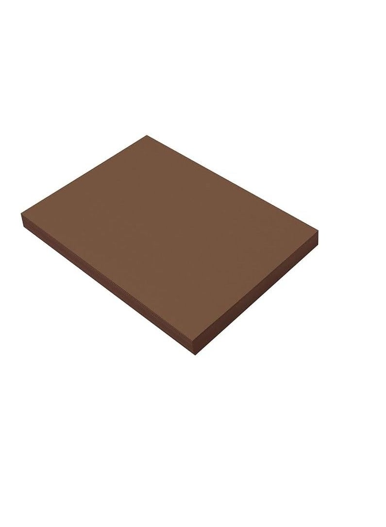 Terabyte Colored Paper (250 Gsm Dark Brown 20 Sheets) - Image 3