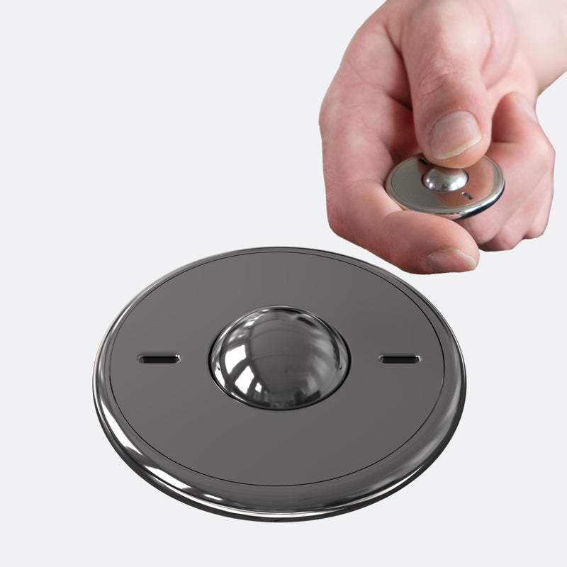 ONO Scroller Handheld Fidget Toy for Adults Help Relieve Stress Anxiety Tension Promotes Focus Clarity Compact Portable Design Scroller Natural SS - Image 2