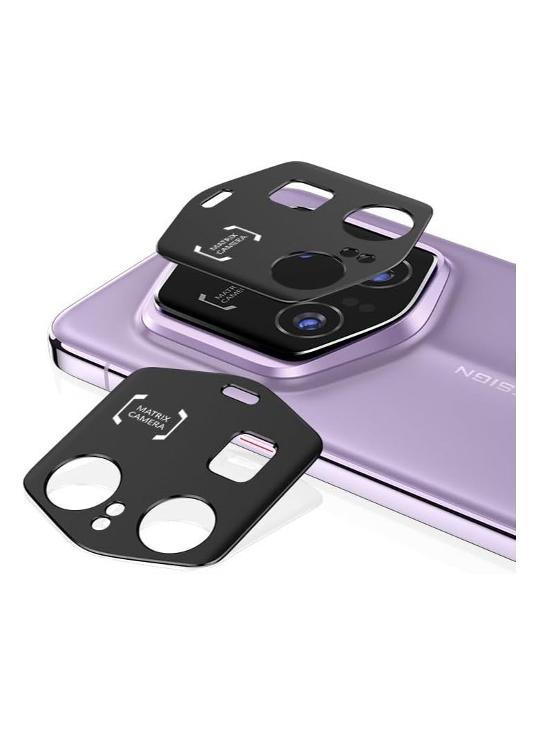 General 2 Pack Compatible Honor Magic 7 RSR Camera Lens Protector Metal Hollow Lens Frame Frosted Anti-Drop Lens Ring for Magic 7 RSR  - Image 1