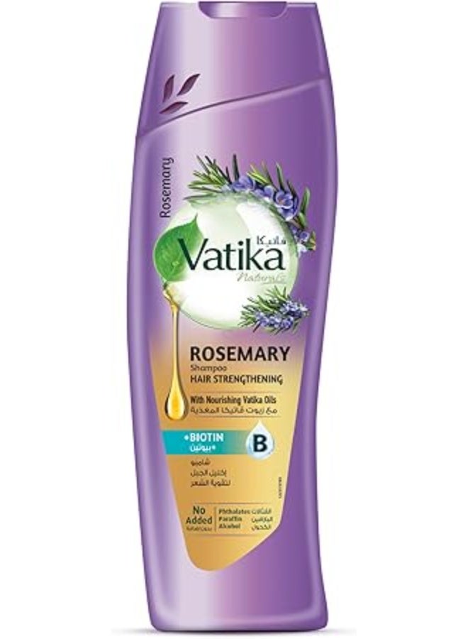 Vatika Naturals Rosemary Shampoo for Hair Strengthening – 400ml - Image 1