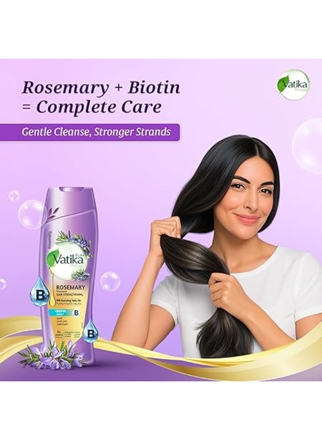 Vatika Naturals Rosemary Shampoo for Hair Strengthening – 400ml - Image 2