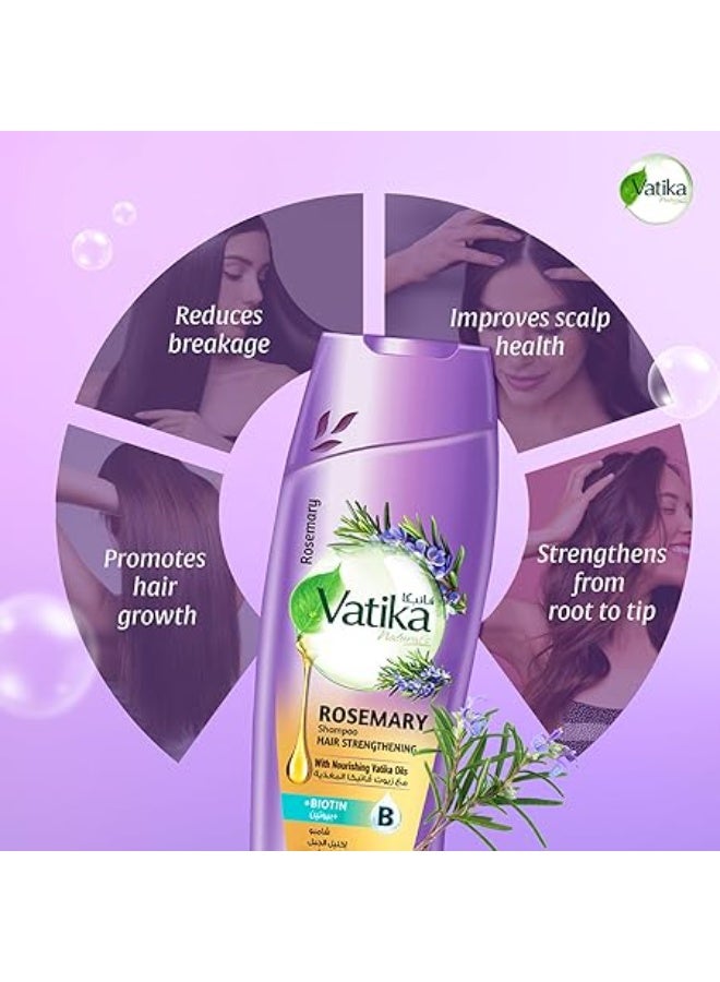 Vatika Naturals Rosemary Shampoo for Hair Strengthening – 400ml - Image 5