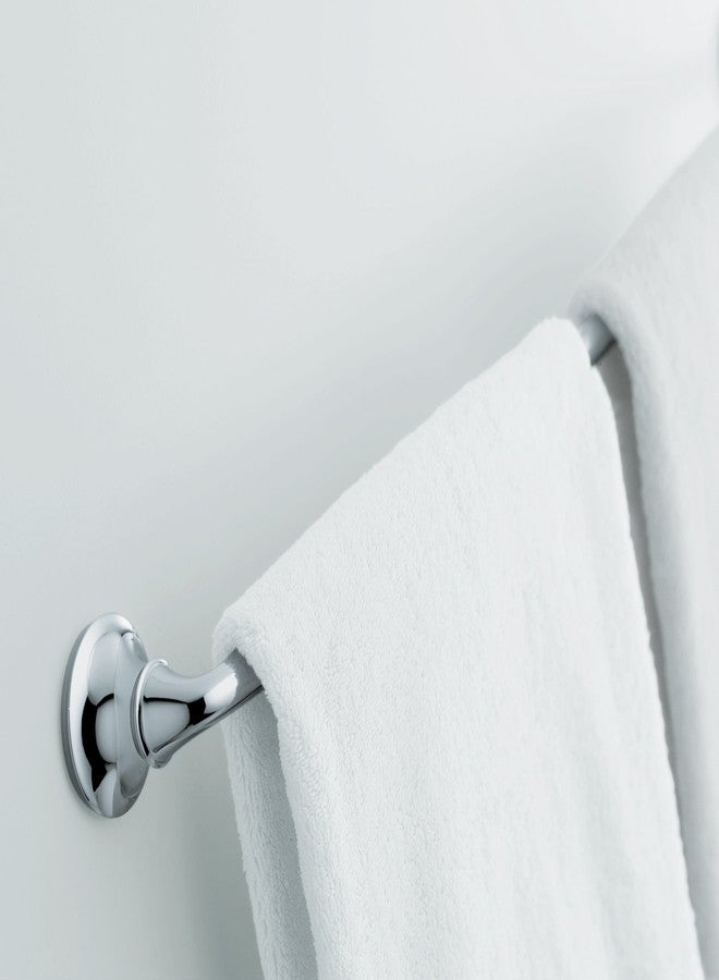 KOHLER K-11371-CP Forté 24-Inch Bathroom Towel Bar, Polished Chrome - Image 2