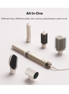 Airbot Airbot Hyperstyler&Dryer Hair Straightening Set with Styler and Wrap,Professional Hair Tools for Curly Hair,Gold  - Image 5