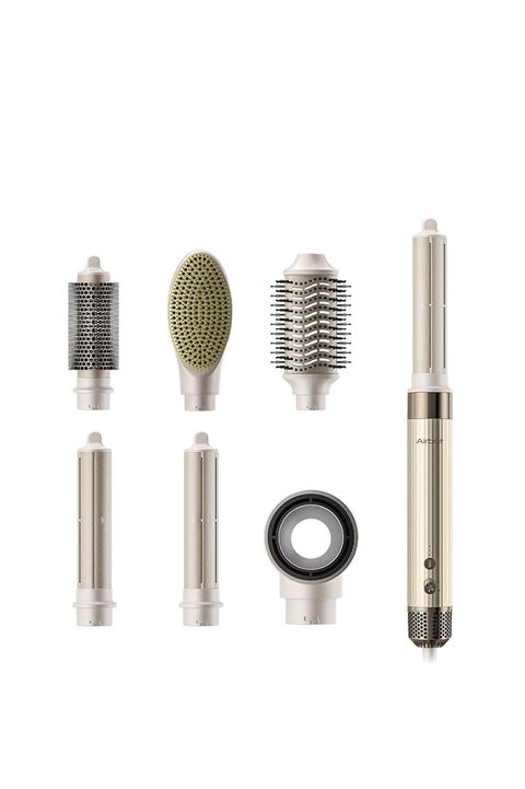 Airbot Hyperstyler&Dryer Hair Straightening Set with Styler and Wrap,Professional Hair，all-in-one curling iron and hairdryer.Tools for Curly Hair