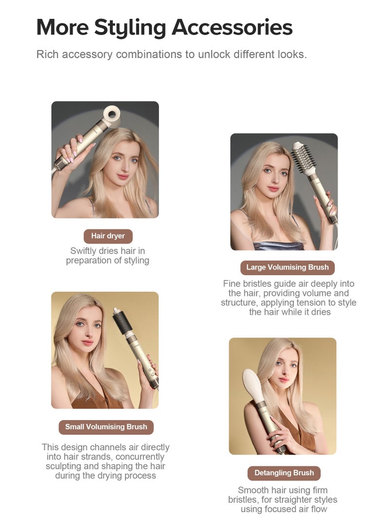 Airbot Hyperstyler&Dryer Hair Straightening Set with Styler and Wrap,Professional Hair，all-in-one curling iron and hairdryer.Tools for Curly Hair - Image 4