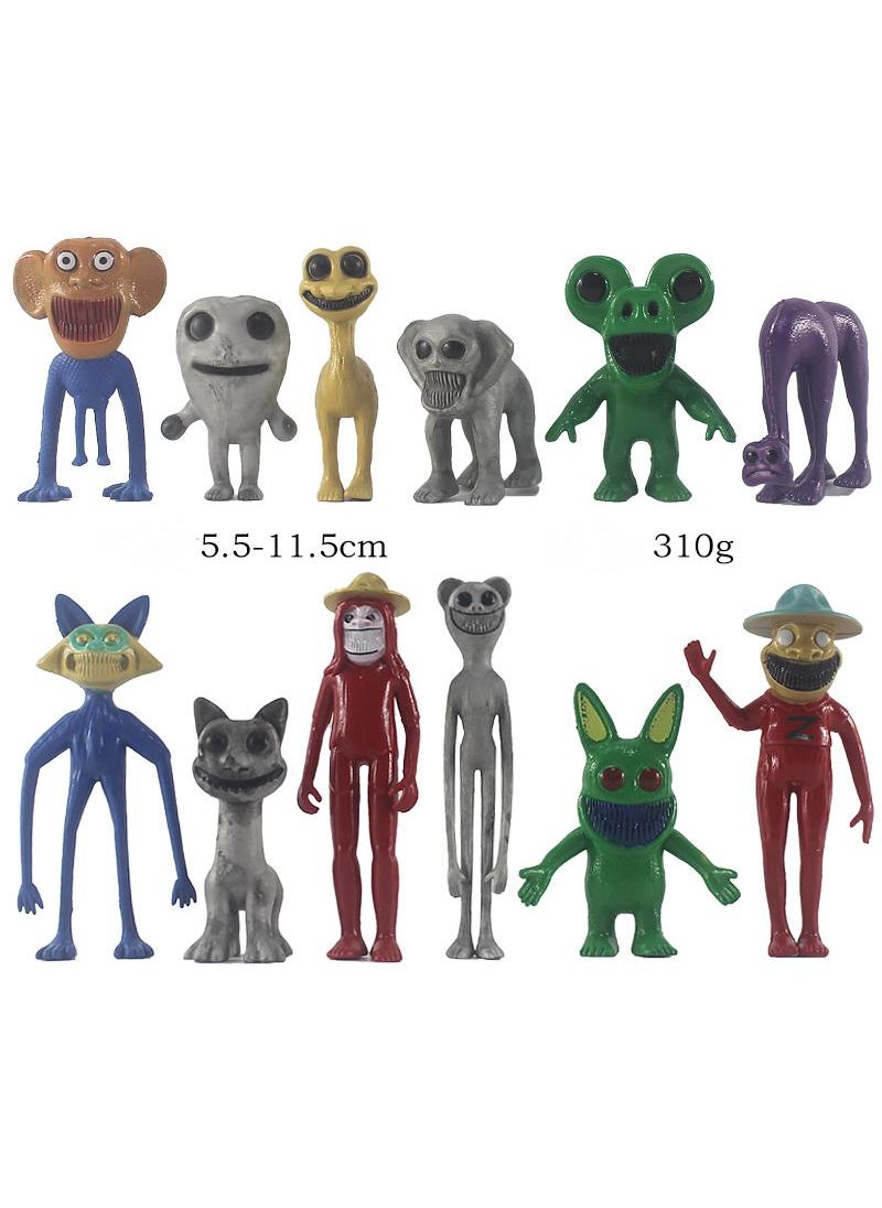 General - 12 Pcs Zoonomaly Toys Set Ideas Toys Battle Horror Game Model Ideas Toys Gifts for Adult & Kids - Image 1