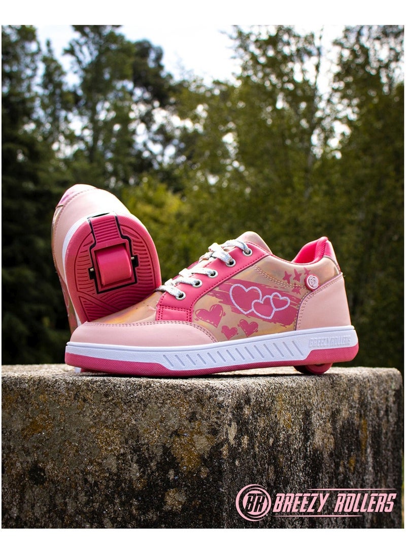 BREEZYROLLERS BREEZY ROLLERS shoes with wheels for children, Roller skates sneakers kids, From children's street shoes to roller skates in a few seconds, Patented click system, Trainers with wheels for girls & boys - Image 3