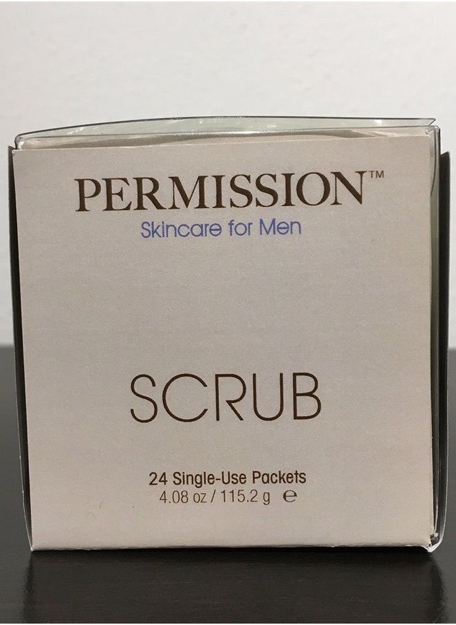 Permission Facial Scrub - 24 Single-Use Packets - 4.08oz 