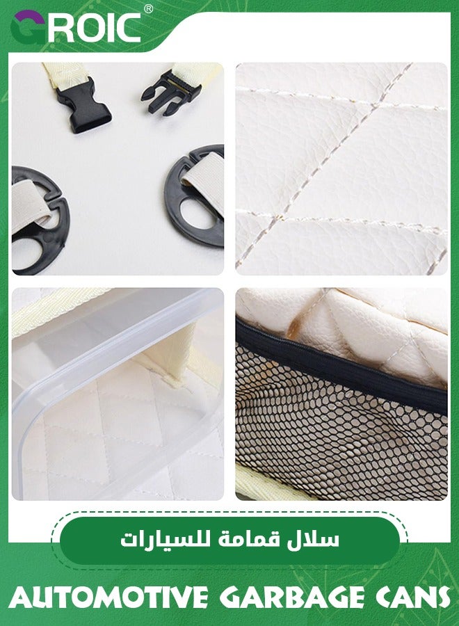 GROIC Car Organizer Backseat, Cute Backseat Car Organizer, Multifunctional Car Backseat Organizer, Car Travel Accessories, Waterproof Odorless PU Car Organizer For Most Vehicles - Image 3