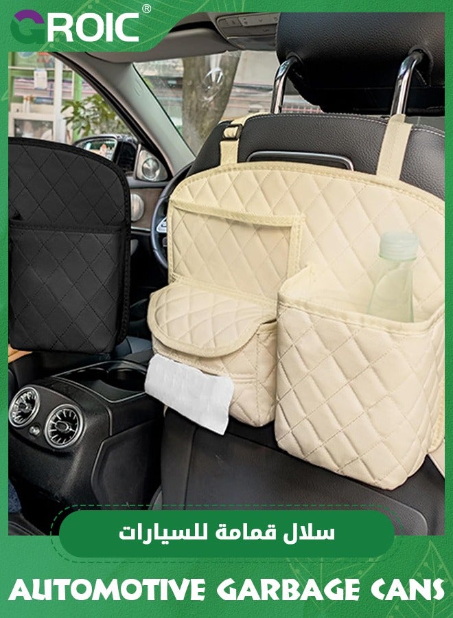 GROIC Car Organizer Backseat, Cute Backseat Car Organizer, Multifunctional Car Backseat Organizer, Car Travel Accessories, Waterproof Odorless PU Car Organizer For Most Vehicles - Image 2
