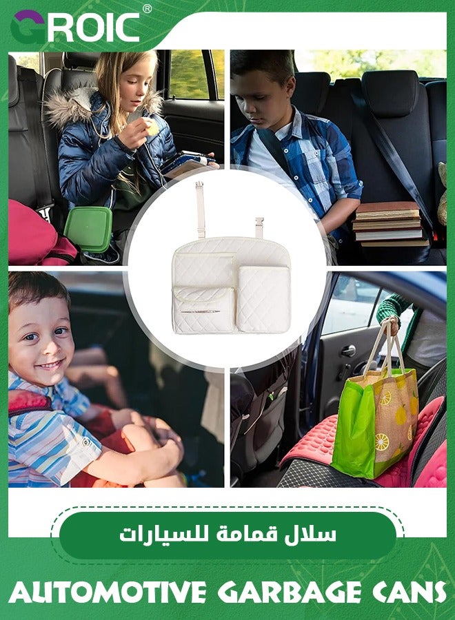 GROIC Car Organizer Backseat, Cute Backseat Car Organizer, Multifunctional Car Backseat Organizer, Car Travel Accessories, Waterproof Odorless PU Car Organizer For Most Vehicles - Image 5