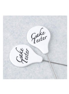 Luzen 5Pcs Stainless Steel Cake Tester Reusable Metal Cake Testing Needle Sticks Skewer Probe Pin for Bread Biscuit Muffin Pancake Cake Kitchen Home Baking Tools, White  - Image 3