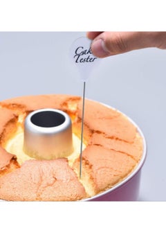 Luzen 5Pcs Stainless Steel Cake Tester Reusable Metal Cake Testing Needle Sticks Skewer Probe Pin for Bread Biscuit Muffin Pancake Cake Kitchen Home Baking Tools, White  - Image 4