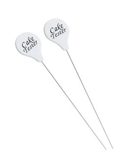 Luzen 5Pcs Stainless Steel Cake Tester Reusable Metal Cake Testing Needle Sticks Skewer Probe Pin for Bread Biscuit Muffin Pancake Cake Kitchen Home Baking Tools, White  - Image 5