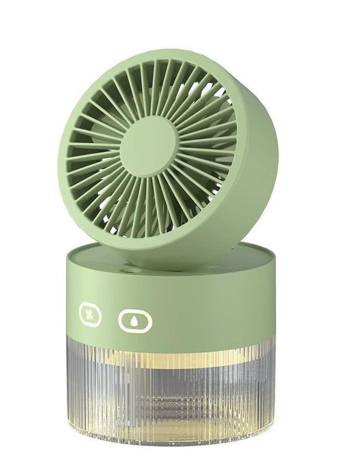Generic - Misting Fan | Portable Fan with Mist | USB Battery-Powered Water Fan for Home | Outdoor Misting Fan for Traveling & Camping | Portable Misting Fan with Cool Breeze Humidification Spray - Image 1