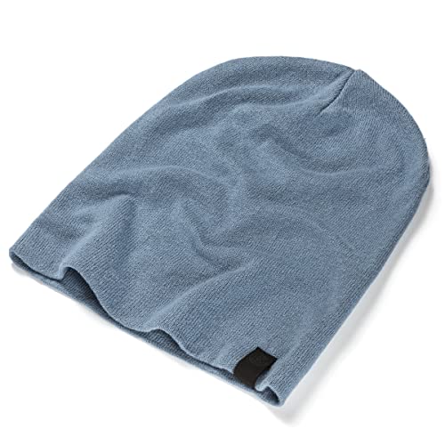 Revony Chemo Beanie Cap - Soft and Skin Friendly - 100% Cotton Blue Denim - Image 1