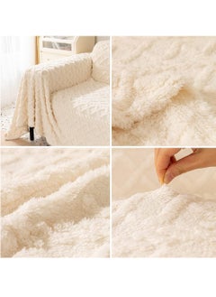 BAIG Thickened Plush Sofa Throw Blanket Dust Anti-cat Scratch Universal Sofa Blankets Sofas Towel for Living Room Bedroom Bed Sofa  - Image 2