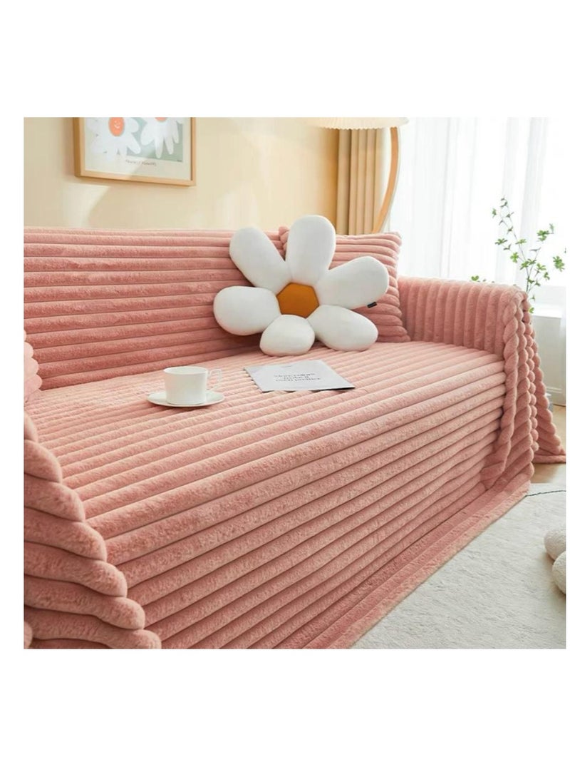 BAIG Thickened Plush Sofa Throw Blanket Dust Anti-cat Scratch Universal Sofa Blankets Sofas Towel for Living Room Bedroom Bed Sofa  - Image 1