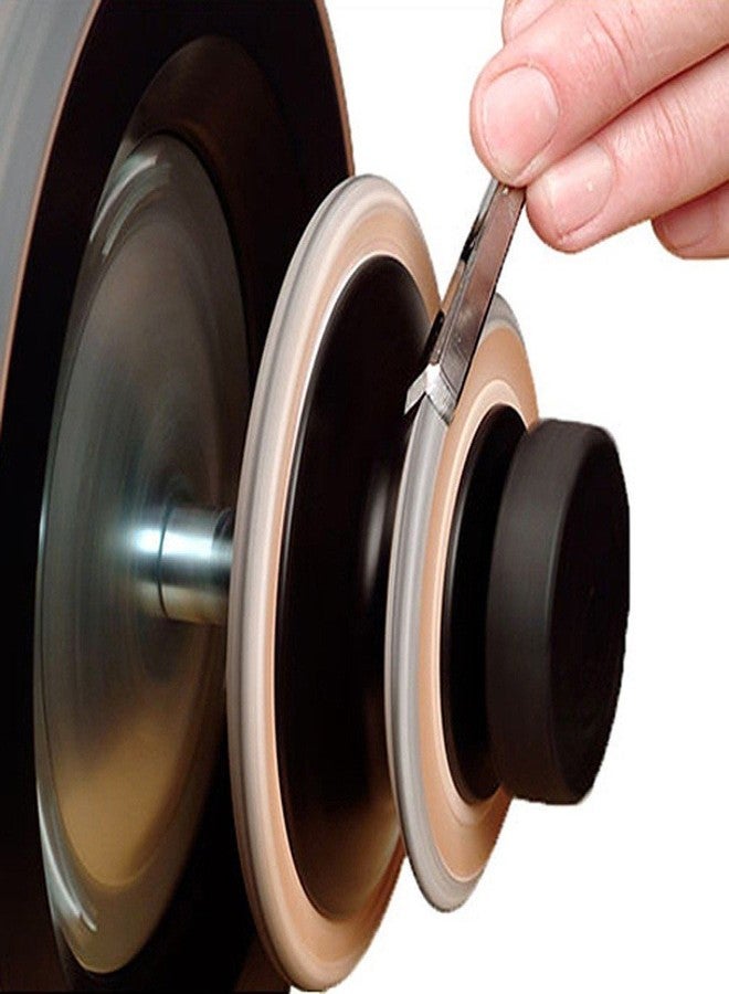 Tormek LA-120 Profiled Leather Honing Wheel - Image 1