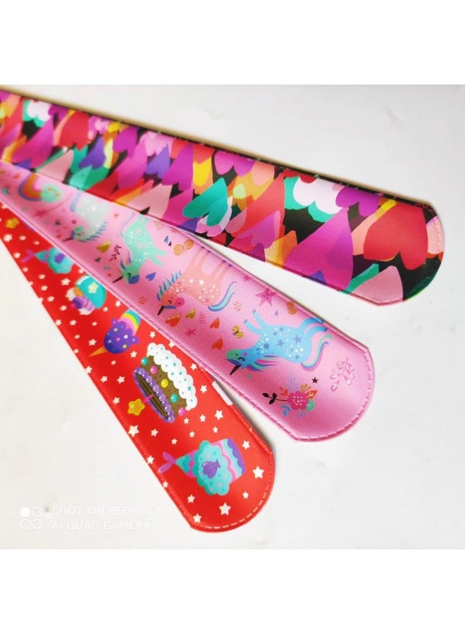 Red And White Valentine's Day Series Clap With Non-infringing PVC Clap Ring Bracelet Slapbracele-Color:36 Pieces Per Pack-Specifications:Red And White Valentine's Day  - Image 4