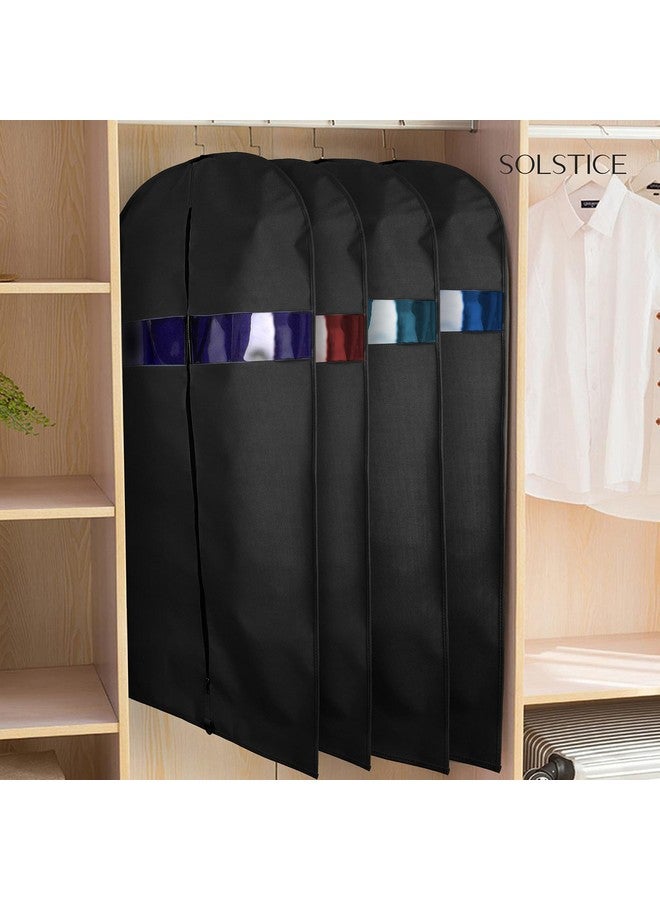 Solstice SOLSTICE Suit Cover Big Size with Zip of (40 x 24 inch) | Suit, Coat, Blazer, Jacket Cover (Pack of 5)(Black), Non Woven  - Image 5