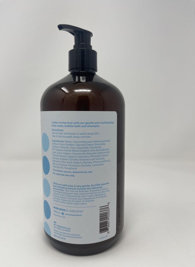 EO Everyone, Soap 3 in 1 Unscented, 32 Ounce - Image 3