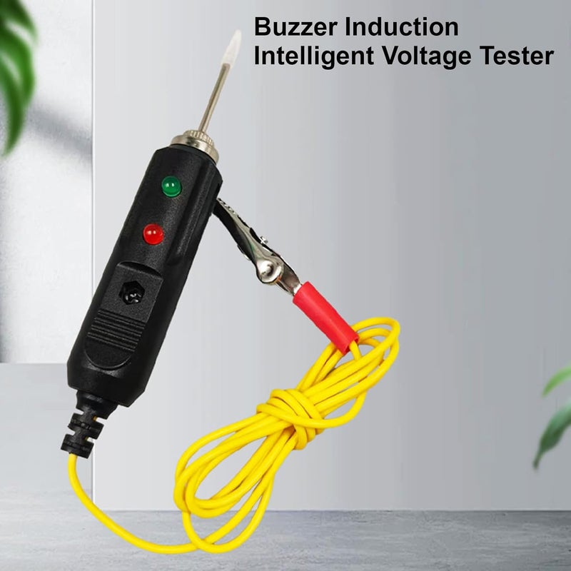 Voltage Tester Pen,Voltage LED Buzzer Tester | Smart Detector Circuit Pen | for Automotive Industrial Electrical Office Home Garage Workshop - Image 5
