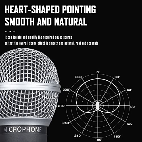 weymic Wm58 Classic Style Dynamic Vocal Instrument with Clean Sound, Metal Body Microphone (not with Cable) - Image 4
