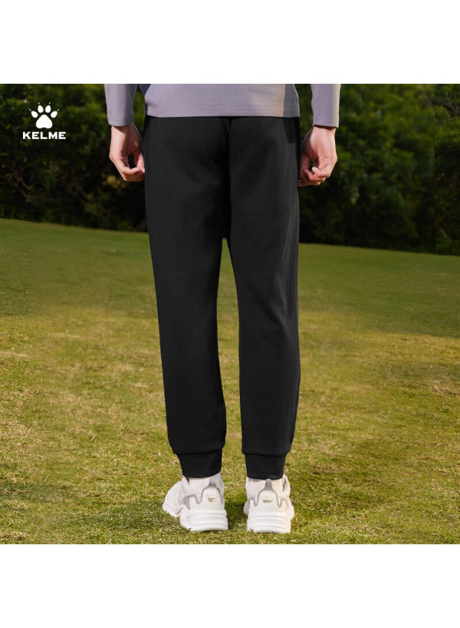 Kelme Men's Summer New Knitted Cuffed Sports Pants Casual Straight-leg Trousers - Image 1