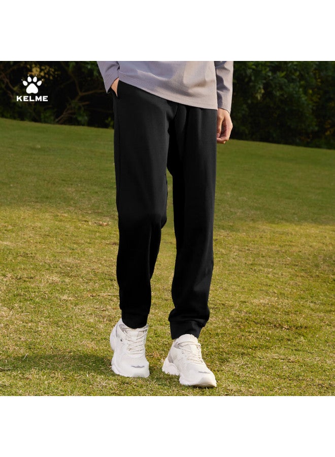 Kelme Men's Summer New Knitted Cuffed Sports Pants Casual Straight-leg Trousers - Image 2