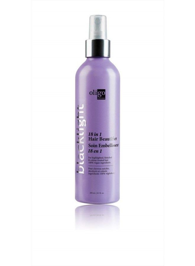 Oligo Professionnel Blacklight 18-in-1 Hair Beautifier Anti-Frizz Leave-in Hair Conditioner | Hydrating Hair Detangler Spray for Women | Sulfate Free, Paraben Free (8.5 oz) - Image 1