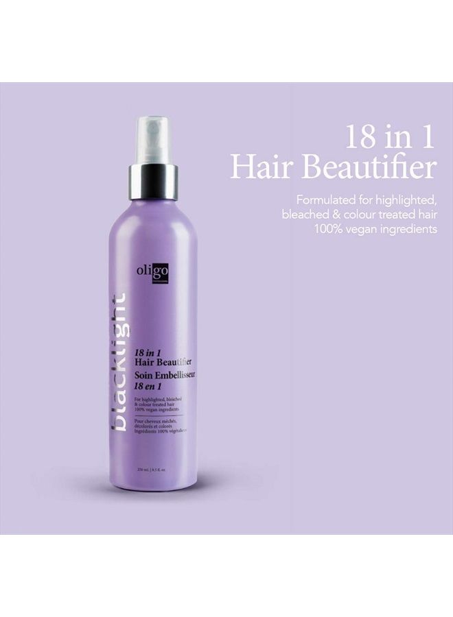 Oligo Professionnel Blacklight 18-in-1 Hair Beautifier Anti-Frizz Leave-in Hair Conditioner | Hydrating Hair Detangler Spray for Women | Sulfate Free, Paraben Free (8.5 oz) - Image 4