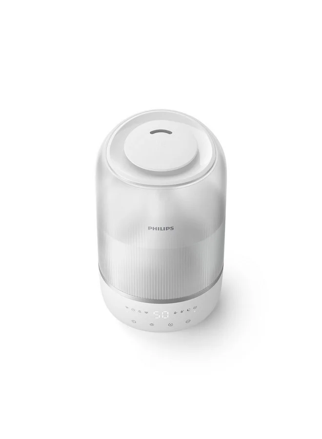 Philips 1000 Series Compact and Powerful Smart Air Humidifier White and Silver 30.8 x 17.8 x 17.6 cm HU1509/00