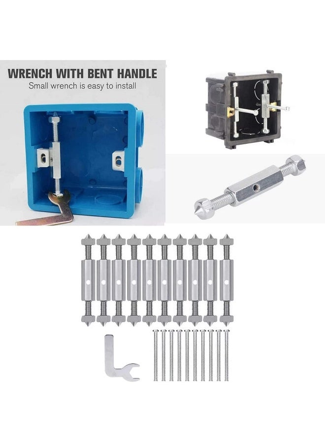Royal Apex Royal Apex 21 Pcs/Sets Type 86/118 Switch Socket Dark Box Repair Cassette Screws Support Rod Wall Mount Switches Box Repair Tool Kits  - Image 5