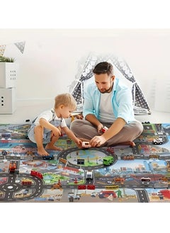 Generic Large-Scale City Scene Game Mat - Waterproof and Durable Traffic Route Map with Civilization Theme, Perfect for Indoor and Outdoor Play - Multi-Scene Compatible, Easy to Clean  - Image 4