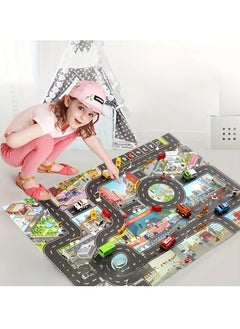 Generic Large-Scale City Scene Game Mat - Waterproof and Durable Traffic Route Map with Civilization Theme, Perfect for Indoor and Outdoor Play - Multi-Scene Compatible, Easy to Clean  - Image 5