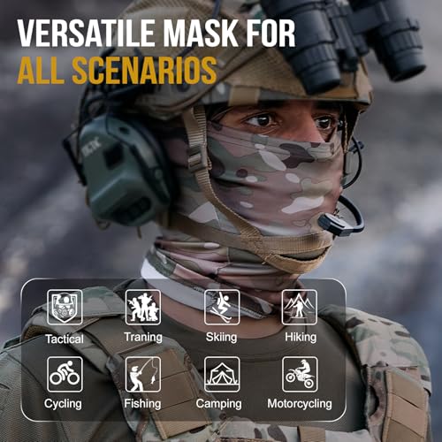 OneTigris Tactical Hood Headwear Balaclavas Full Face Mask - Image 2