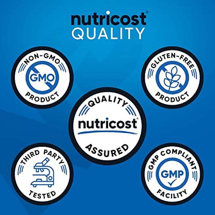Nutricost Creatine Monohydrate 3,000mg, 180 Capsules (750mg Per Capsule) - Gluten Free, Non-GMO - Image 3