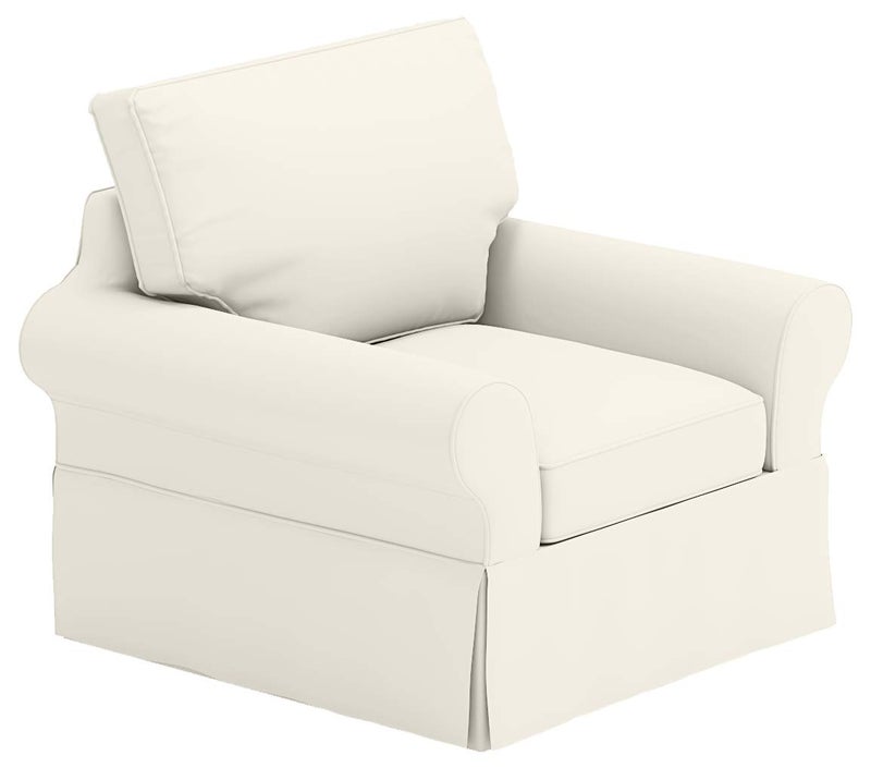 Custom Slipcover Replacement The Chair Cover is Sofa Slipcover Replacement It Fits Pottery Barn PB Basic Chair 395 Wide Not Grand Chair or Armchair Beige Basic 